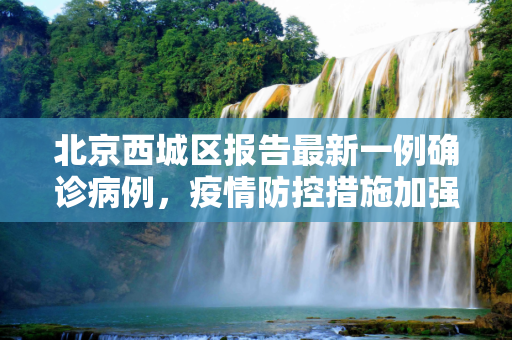 北京西城区报告最新一例确诊病例，疫情防控措施加强,北京西城区最新确诊一例